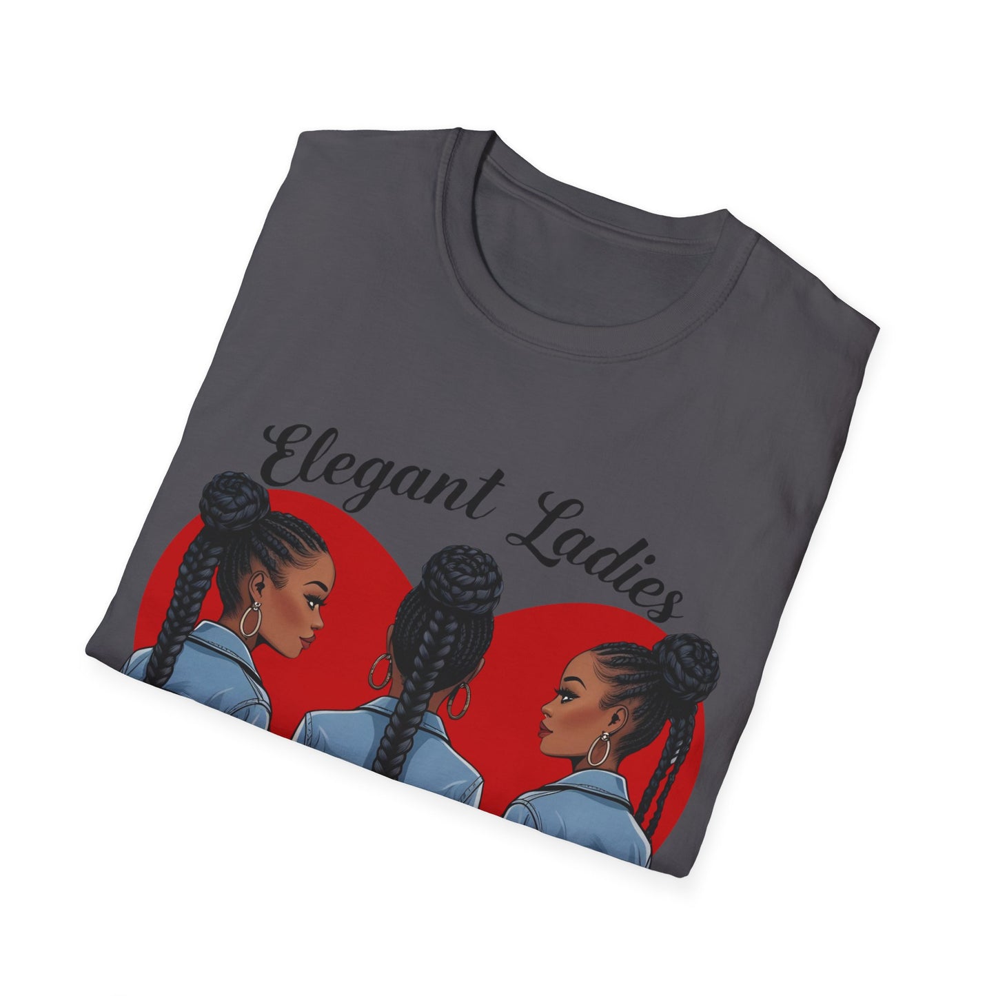 Elegant Ladies Graphic T-Shirt, Unisex Tee, Casual Wear, Gift for Her, Chilling Out Fashion, Heart Design Shirt, Birthday Gift