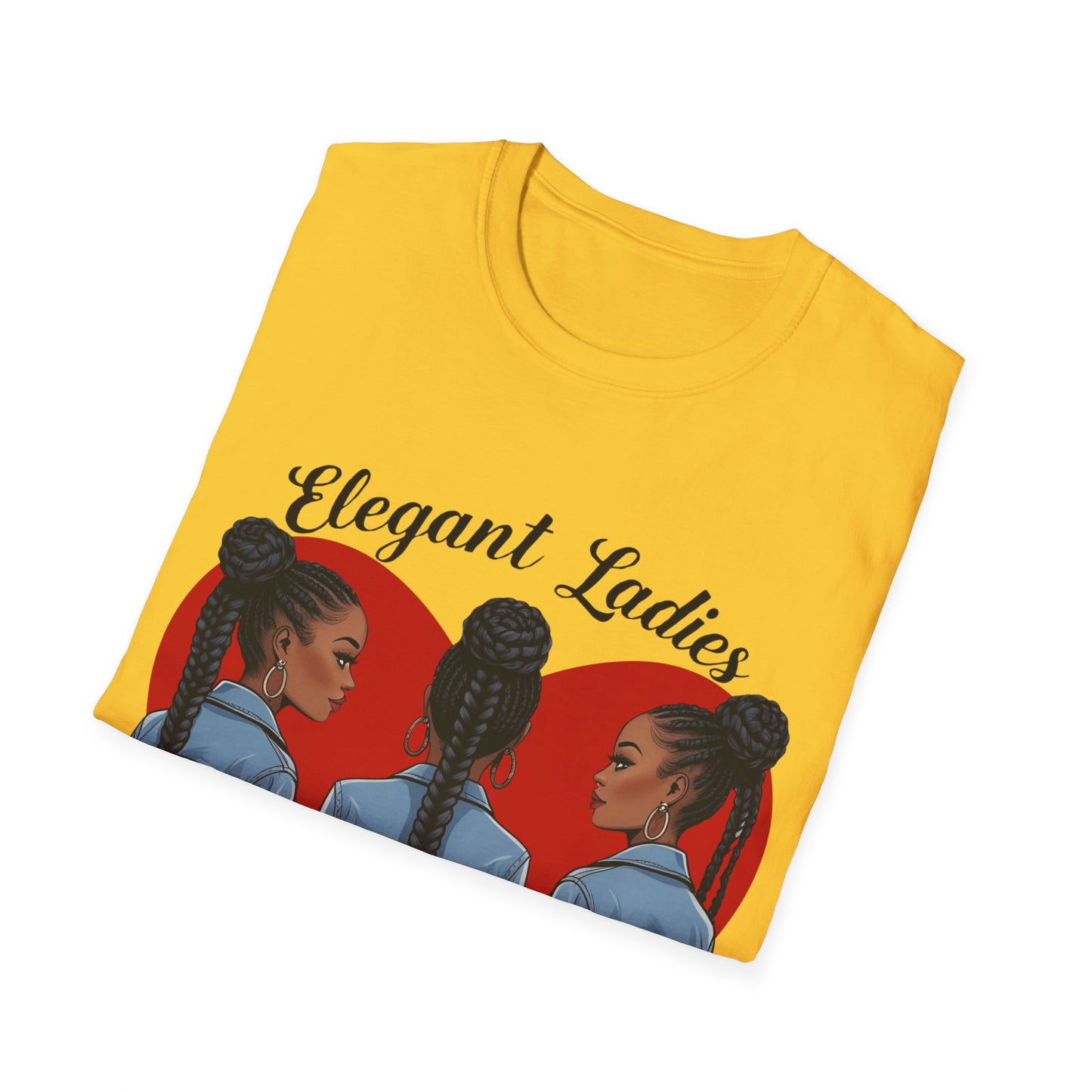 Elegant Ladies Graphic T-Shirt, Unisex Tee, Casual Wear, Gift for Her, Chilling Out Fashion, Heart Design Shirt, Birthday Gift