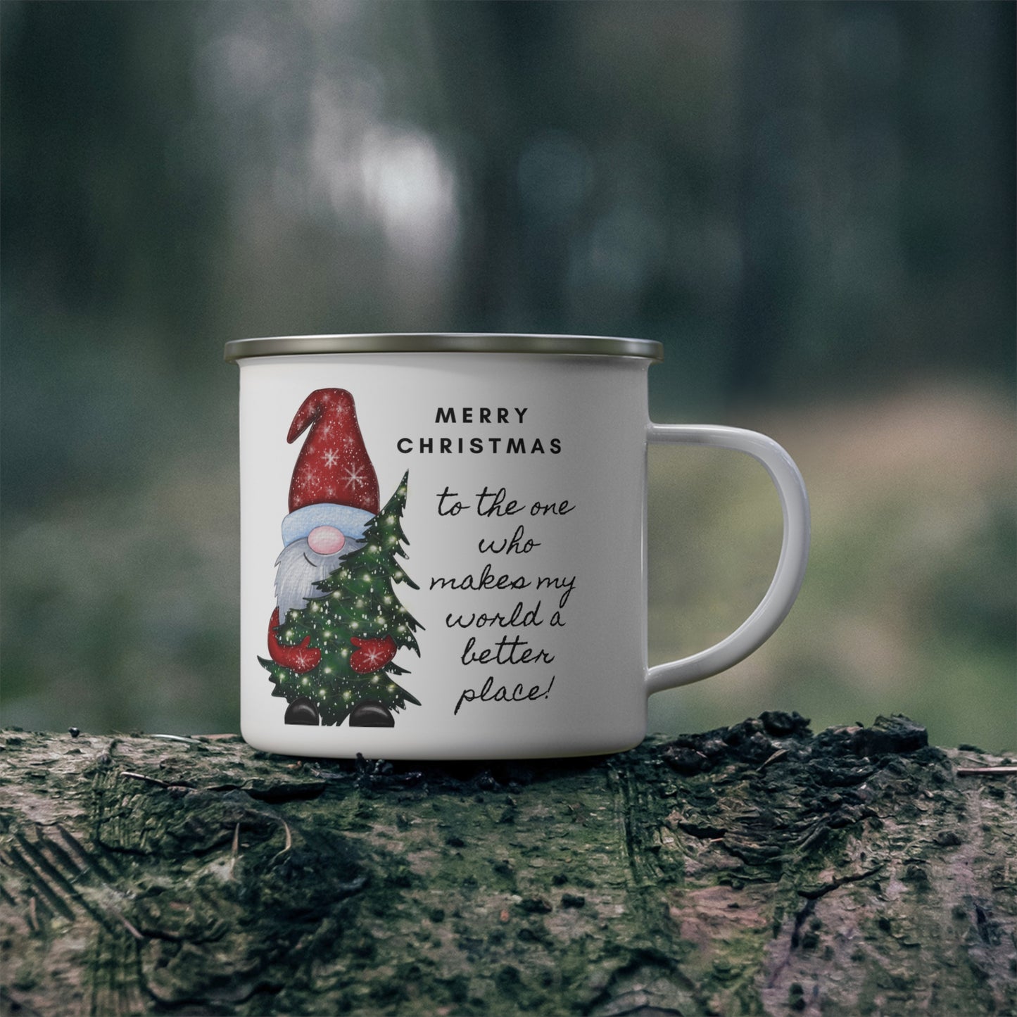 Christmas Elf - Enamel Camping Mug