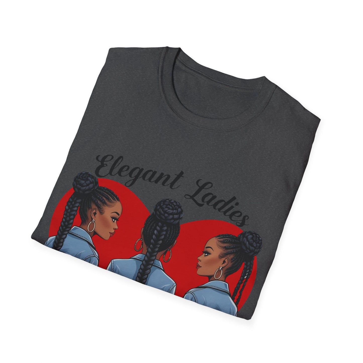 Elegant Ladies Graphic T-Shirt, Unisex Tee, Casual Wear, Gift for Her, Chilling Out Fashion, Heart Design Shirt, Birthday Gift