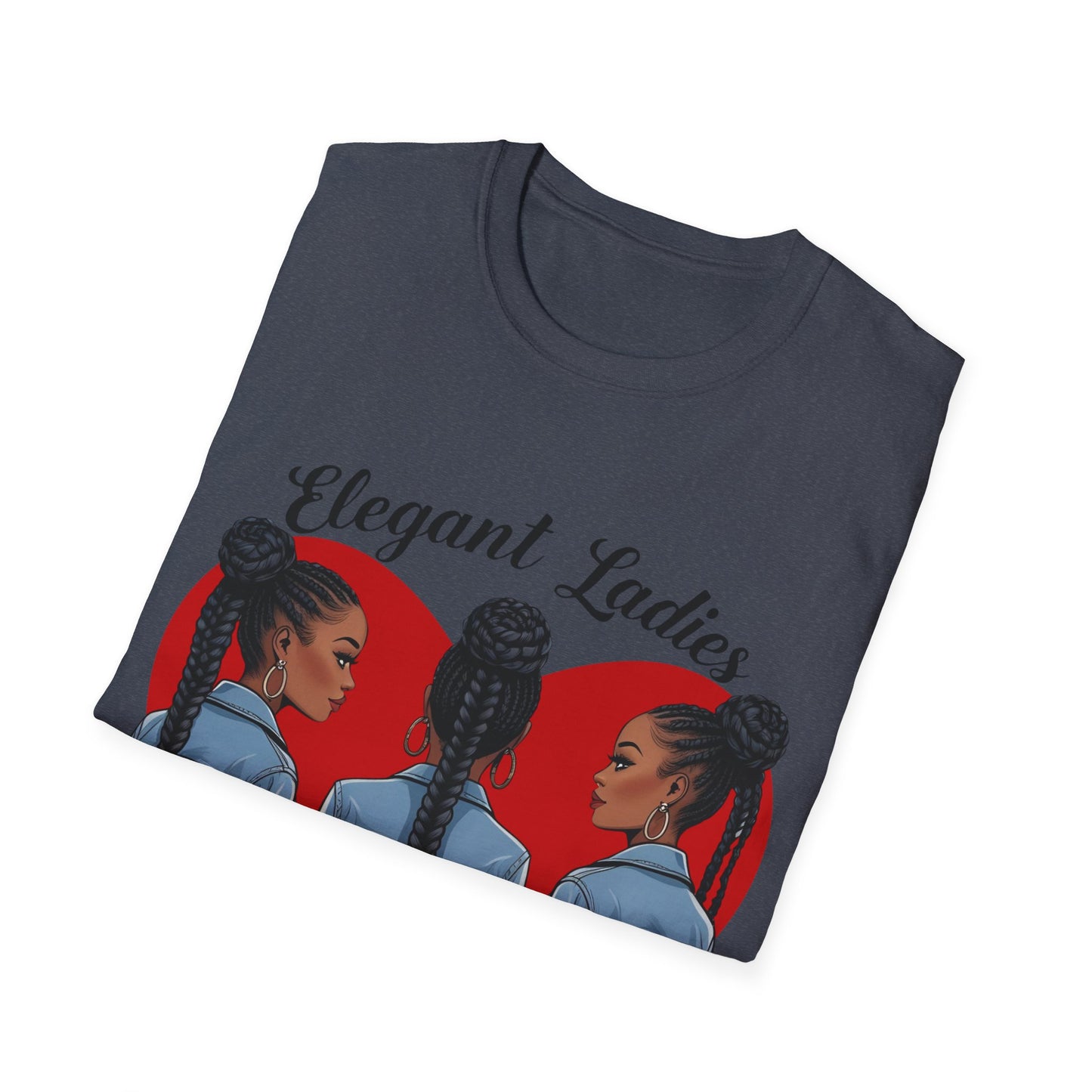 Elegant Ladies Graphic T-Shirt, Unisex Tee, Casual Wear, Gift for Her, Chilling Out Fashion, Heart Design Shirt, Birthday Gift