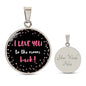 CIRCLE NECKLACE | I Love You