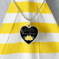 Heart Necklace | Favorite People | Grandma | Flowers