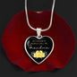 Heart Necklace | Favorite People | Grandma | Flowers