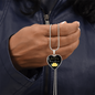 Heart Necklace | Favorite People | Grandma | Flowers