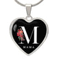 Heart Necklace | M Mama | Flowers