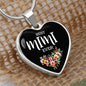 Heart Necklace | Best Mimi Ever | Flowers
