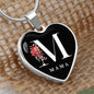 Heart Necklace | M Mama | Flowers