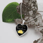 Heart Necklace | Favorite People | Grandma | Flowers