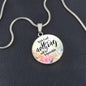 CIRCLE NECKLACE - With God