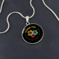 CIRCLE NECKLACE | Thank You | Flowers