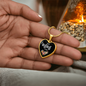 Heart Necklace | Best Mimi Ever | Flowers