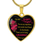 Heart Necklace | Super Mom | Gold T.