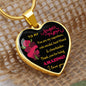 Heart Necklace | Super Mom | Gold T.