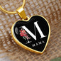 Heart Necklace | M Mama | Flowers