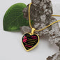 Heart Necklace | Super Mom | Gold T.