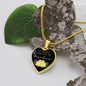 Heart Necklace | Favorite People | Grandma | Flowers