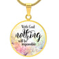 CIRCLE NECKLACE - With God