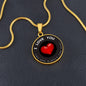 CIRCLE NECKLACE | I Love You | The Best