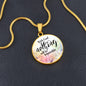 CIRCLE NECKLACE - With God
