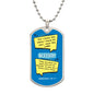 DOG TAG - I know the plans