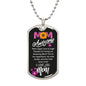MOM AWESOME | DOG TAG