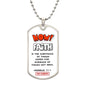 DOG TAG - FAITH