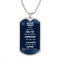DOG TAG - Never forget (D.Blue)