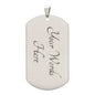 DOG TAG - Never forget (D.Blue)