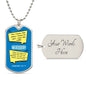 DOG TAG - I know the plans