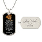 DOG TAG - Be Strong | Black