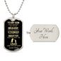 DOG TAG | Braver | Love Dad