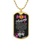 MOM AWESOME | DOG TAG