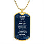 DOG TAG - Never forget (D.Blue)