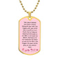 DOG TAG - LORD's prayer