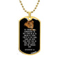 DOG TAG - Be Strong | Black
