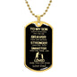 DOG TAG | Braver | Love Dad