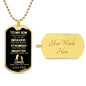 DOG TAG | Braver | Love Dad