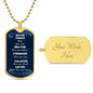 DOG TAG - Never forget (D.Blue)