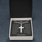WONDERFUL FATHER | SS CROSS BALL CHAIN | BLACK