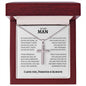 MY MAN | SS CROSS BALL CHAIN | WHITE
