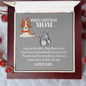 FOREVER LOVE NECKLACE | Merry Christmas | Mom Dog lover | Add Name bottom