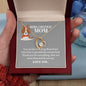 FOREVER LOVE NECKLACE | Merry Christmas | Mom Dog lover | Add Name bottom