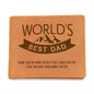 LEATHER WALLET - World's Best Dad
