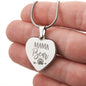 MAMA BEAR | ENGRAVED HEART