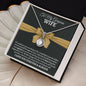 GORGEOUS WIFE | ETERNAL HOPE NECKLACE | BLACK & GOLD