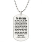 ENGRAVED DOG TAG - The Older I get