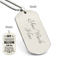 ENGRAVED DOG TAG - Favorite People