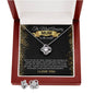 MOST AMAZING MUM - Love Knot Earring & Necklace Set