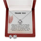 THANK YOU - LOVE KNOT Necklace and Earrings